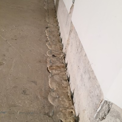Verpressung Wand-Bodenanschluss